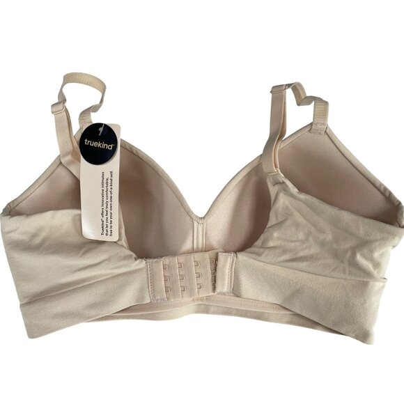 Truekind® Supportive Comfort Wireless Shaping Bra Chai Tan Sz LG  10210 - Picture 4 of 7
